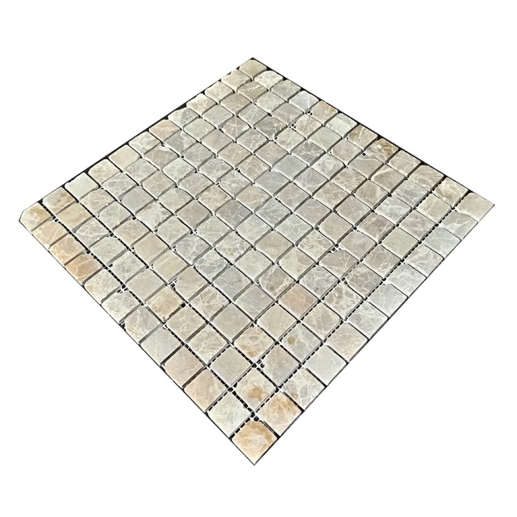 Мозаика из мрамора Матовая МКР-2СВА (23x23) Emperador Light D