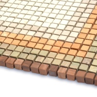 Мозаїка з керамограніту Kotto Ceramica MI7 DE 202 Sabbia\Solare\Dorato\Muschiato\Noce 300x300х10 (кубик 10x10)