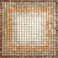 Мозаїка з керамограніту Kotto Ceramica MI7 DE 202 Sabbia\Solare\Dorato\Muschiato\Noce 300x300х10 (кубик 10x10)