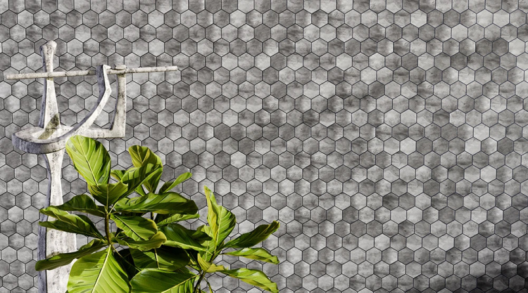 Мозаика керамическая Kotto Ceramica HEXAGON HP 6007 Мат  295 х 295 х 9