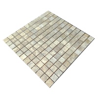 Мозаїка з мармуру Матова МКР-2СН (23x23) Emperador Light D