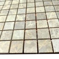 Мозаїка з мармуру Матова МКР-2СН (23x23) Emperador Light D