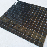 Мозаїка з мармуру D-CORE ZM-8816M Nero Marquina 20x20x4 (305x305) мм глянцева на сітці Мозаїка з мармуру D-CORE ZM-8816M Nero Marquina 20x20x4 (305x305) мм глянцева на сітці