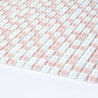 Мозаика керамическая Kotto Ceramica GM 410001 C2 White/Pink w 300 х 300 х 4   ( 10 х 10 )