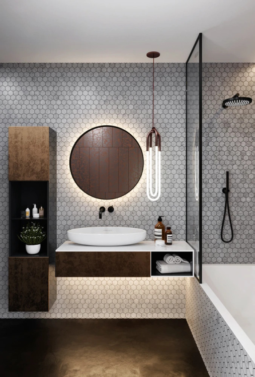 Мозаика керамическая Kotto Ceramica HEXAGON HP 6010 Мат  295 х 295 х 9