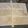 Плитка из травертина Light Filled and Honed 1,2х30,5х61 см, бежевая матовая заполненная шлифованная Standart 2-nd ch.