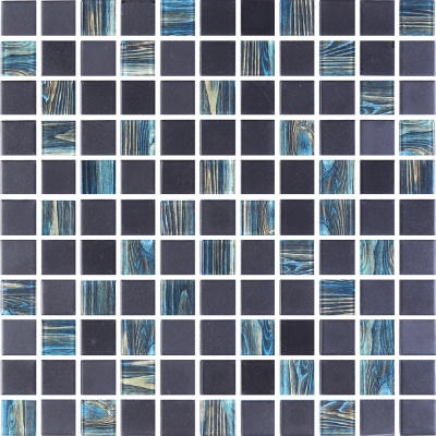 Мозаїка скляна Kotto Ceramica GMP 0825041 С2 print 40/black mat 300 x 300 х 8 ( 25 х 25 )