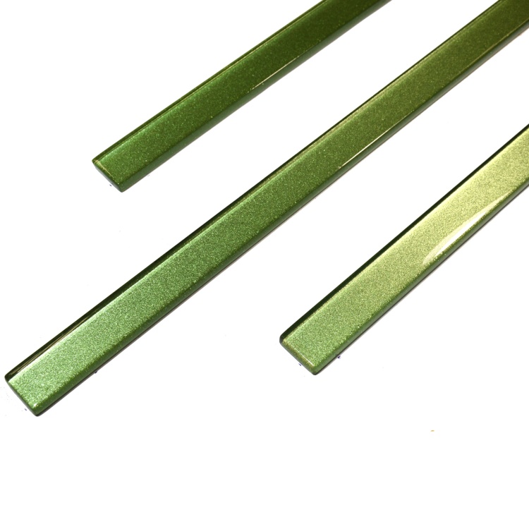 Фриз скляний Kotto Ceramica GF 501526 green silver 15 х 500 х 8