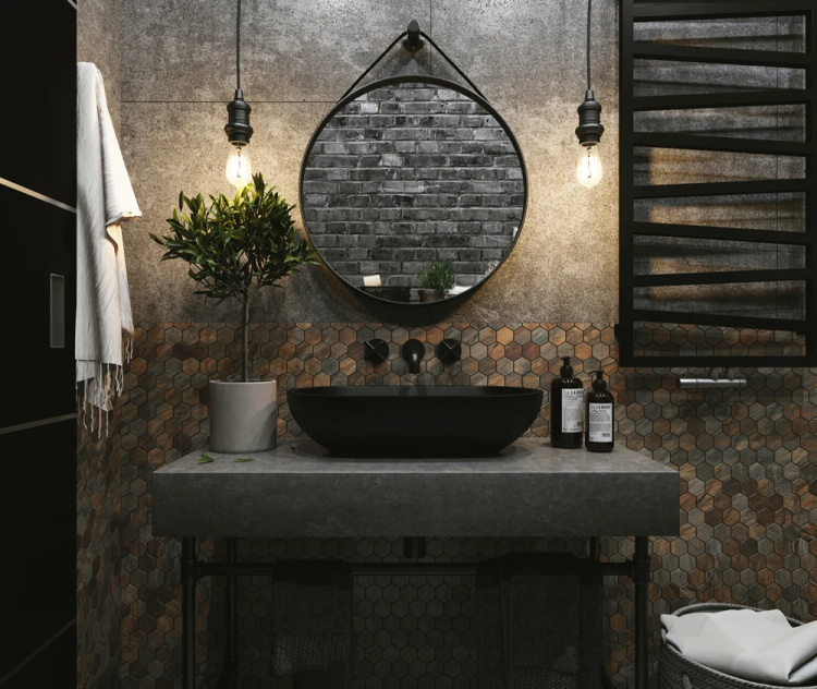 Мозаика керамическая Kotto Ceramica HEXAGON HP 6011 Мат  295 х 295 х 9
