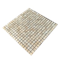 Мозаика из мрамора Матовая МКР-4СВ (15x15) Emperador Light D