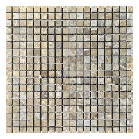 Мозаика из мрамора Матовая МКР-4СВ (15x15) Emperador Light D