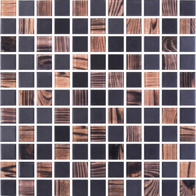 Мозаїка скляна Kotto Ceramica GMP 0825050 С2 print 46/black mat 300 x 300 х 8 ( 25 х 25 )