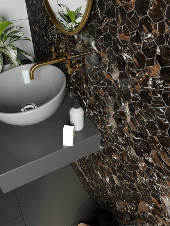 Мозаика керамическая Kotto Ceramica HEXAGON HP 6015  295 х 295 х 9