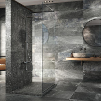 Мозаика Dune Mosaico 187775 Karakter 30*30.1 черная керамическая