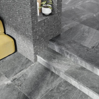 Мозаика Dune Mosaico 187775 Karakter 30*30.1 черная керамическая