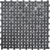 Мозаика из керамогранита Kotto Ceramica MI7 10200506C Nero 300x300х10 (прямоугольник 10x20)