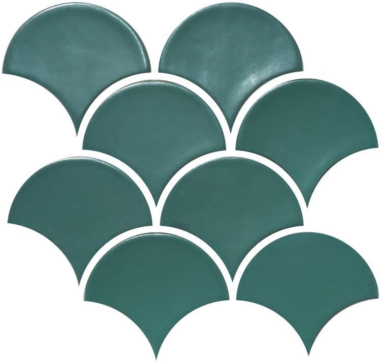 Мозаїка керамічна Kotto Ceramica SCALES SC 6017 Aquamarine 240 x 240 x 9 (0,037 m.2)