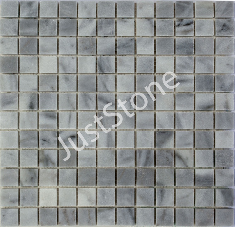 Мозаика из мрамора Полированная МКР-2П (23x23) Grey Mix