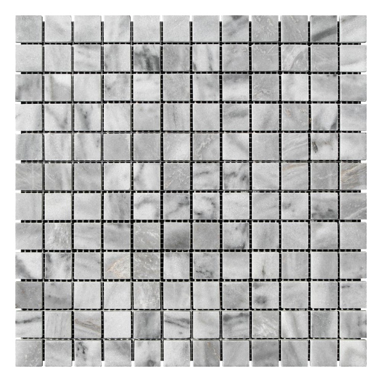 Мозаика из мрамора Полированная МКР-2П (23x23) Grey Mix