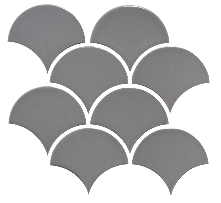 Мозаїка керамічна Kotto Ceramica SCALES SC 6019 Silver 240 x 240 x 9 (0,037 m.2)