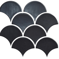 Мозаїка керамічна Kotto Ceramica SCALES SC 6022 Graphite Black 240 x 240 x 9 (0,037 m.2)