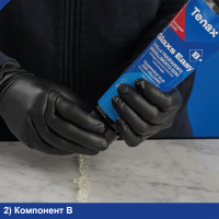 Клей эпоксидный Tenax Glaxs Easy A+B прозрачный 600 г нежелтеющий для камня кварца керамики