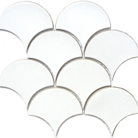 Мозаїка керамічна Kotto Ceramica SCALES SC 6024 White 240 x 240 x 9 (0,037 m.2)