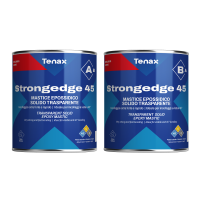 Клей эпоксидный Tenax StrongEdge A+B прозрачный 1,5 л густой для углового склеивания камня керамики кварца