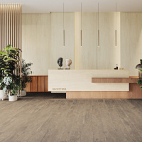 Сходинка з керамограніту Stopnica Sentimental Wood Brown Rect коричнева 8x1202x297 мм