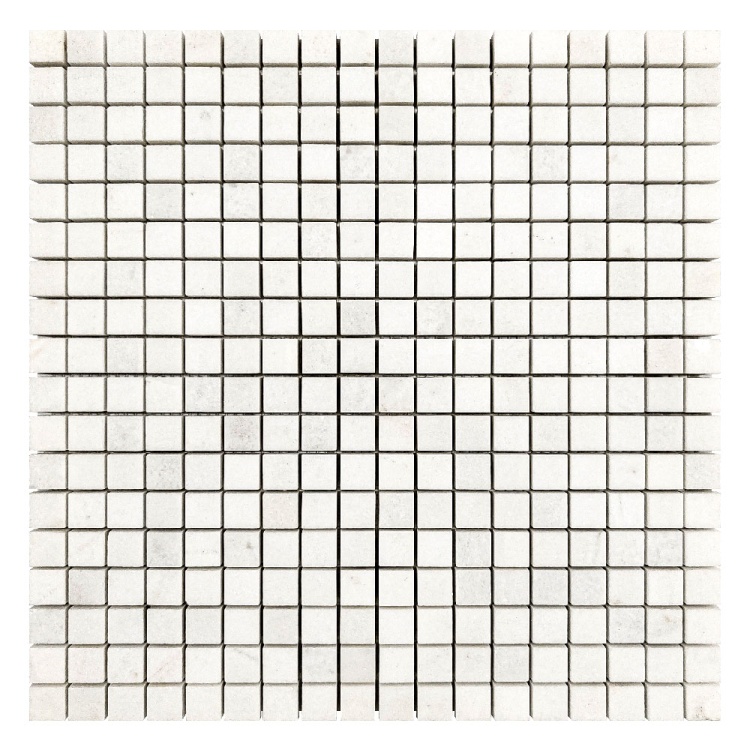 Мозаика из мрамора Полированная МКР-4П (15x15) White BI