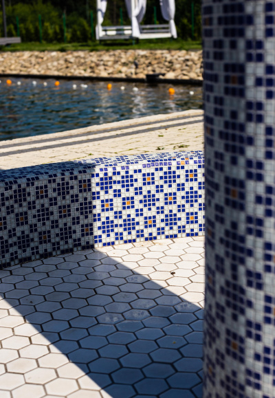 Мозаика керамическая Kotto Ceramica GMК 410001 P3 Cobalt d/White/Honey m 289х289х4 (10х10)
