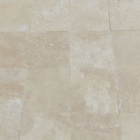 Плитка из травертина Light Filled and Honed 1,2х40,6х40,6 см, бежевая матовая заполненная шлифованная Export