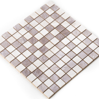 Мозаика керамическая Kotto Ceramica СМ 3019 C2 gray/white  300 x 300 х 10   (  25 х 25 )
