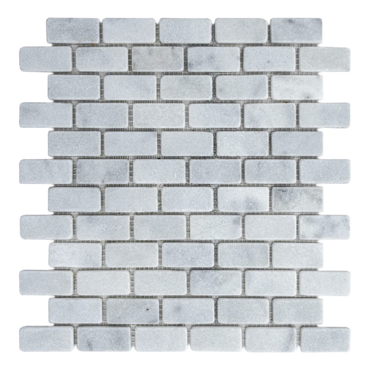 Мозаїка з мармуру Матова МКР-11СВ (47x23) White BI