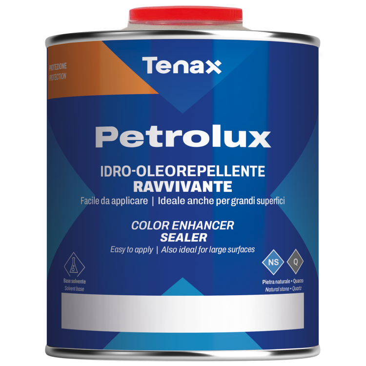 Пропитка защитная Tenax Petrolux 1 л, водо-масло- грязеотталкивающая тонирующая, импрегнант для камня