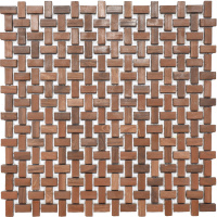 Мозаика из керамогранита Kotto Ceramica MI7 10200516C Noce 300x300х10 (прямоугольник 10x20)