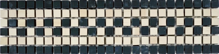 Мозаїка з керамограніту Kotto Ceramica MI7 K060803 Lviv Legends фриз Beige/Nero