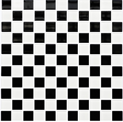Мозаїка керамічна Kotto Ceramica GM 4002 CC black/white 300 х 300 х 4 ( 25 х 25 )