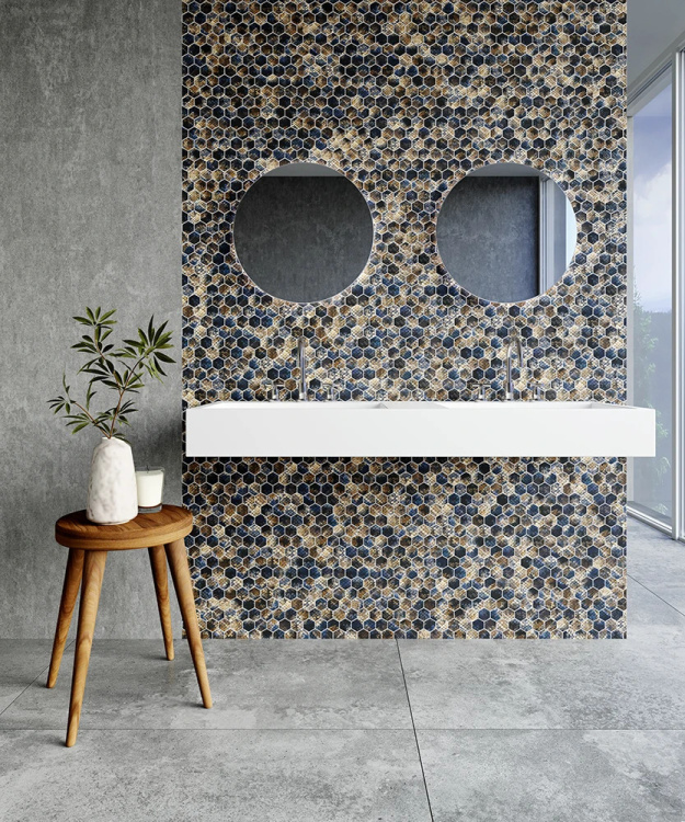 Мозаика керамическая Kotto Ceramica HEXAGON HP 6026 Мат 295 х 295 х 9