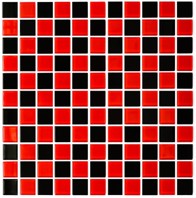 Мозаїка керамічна Kotto Ceramica GM 4003 CC black/red m 300 х 300 х 4 (25 х 25)