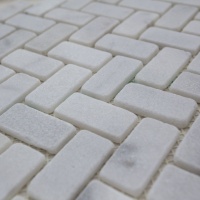 Мозаїка з мармуру Матова МКР-5СВ (47x23) White BI