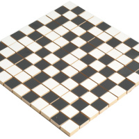 Мозаїка керамічна Kotto Ceramica СМ 325106 C2 estet white/estet graphite 300 х 300 х 9 ( 25 х 25 )