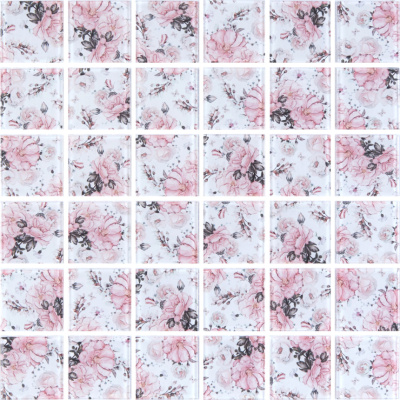 Мозаика стеклянная Kotto Ceramica GMP 0848008 С print 8  300 x 300 х 8   ( 48 х 48 )