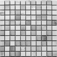 Мозаїка керамічна Kotto Ceramica СМ 3020 C2 white/grey 300 х 300 х 9 ( 25 х 25 )
