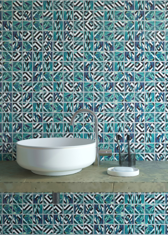 Мозаика стеклянная Kotto Ceramica GMP 0848023 С print 24  300 x 300 х 8   ( 48 х 48 )