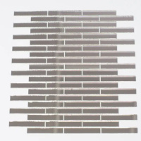 Мозаика зеркальная DecorStoneHub Zs-stik-Z серебристая 338х320 мм соломка для декора подиумов и сцен