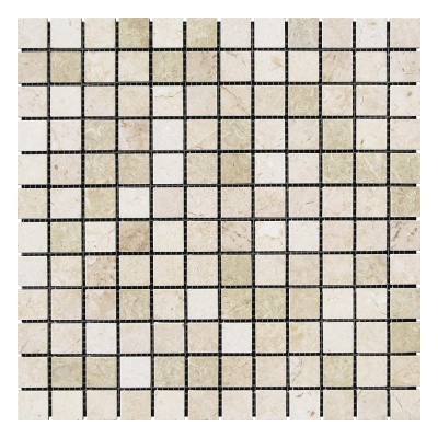 Мозаїка з мармуру Полірована МКР-2П (23x23) Beige Mix