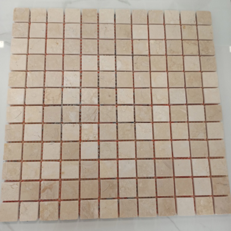 Мозаика из мрамора Полированная МКР-2П (23x23) Beige Mix