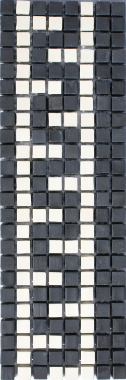 Мозаїка з керамограніту Kotto Ceramica MI7 K060601 Eleganza фриз Nero/Salino