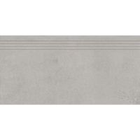 Сходинка з керамограніту Concrete Gris Engraved Stair сіра 8x597x297 мм